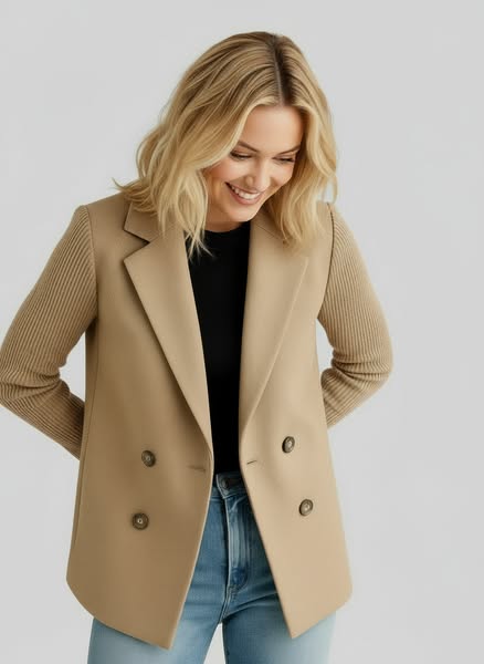 Ella Strickblazer – Eleganter Komfort für jeden Tag