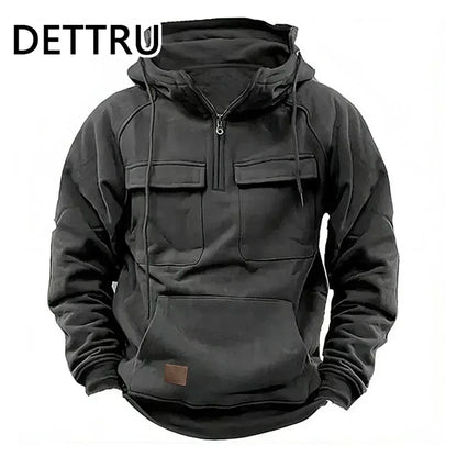 Herren Vintage Hoodie – Übergroßer Kapuzenpullover
