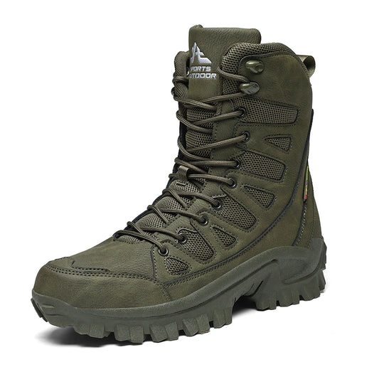 Herren Leder-Boots – Robuste Outdoor-Stiefel