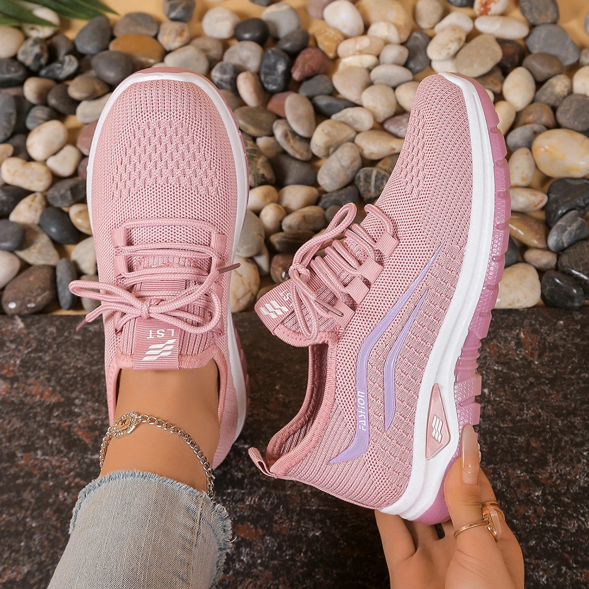 Damen Plateau-Sneaker – Weiche Sohle für müdefreie Füße