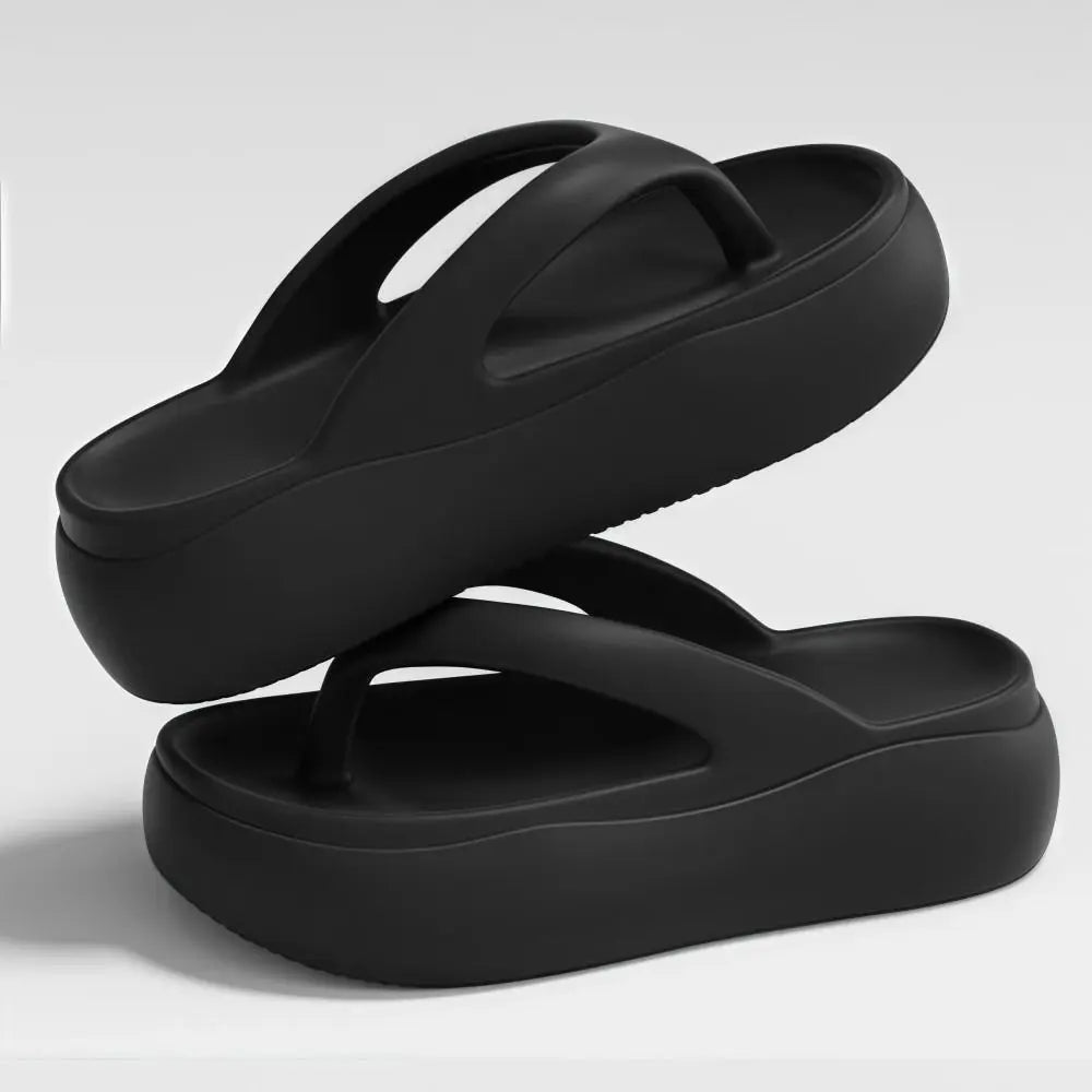 Damen Plateau-Sandalen – Bequeme Sommer-Slipper