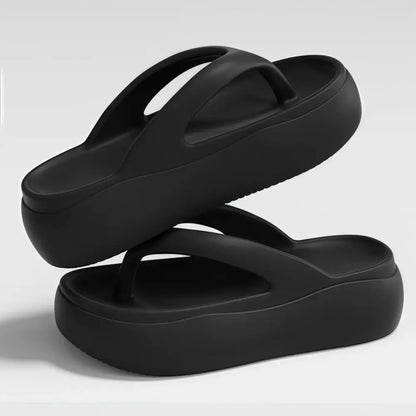 Damen Plateau-Sandalen – Bequeme Sommer-Slipper