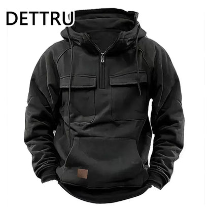 Herren Vintage Hoodie – Übergroßer Kapuzenpullover
