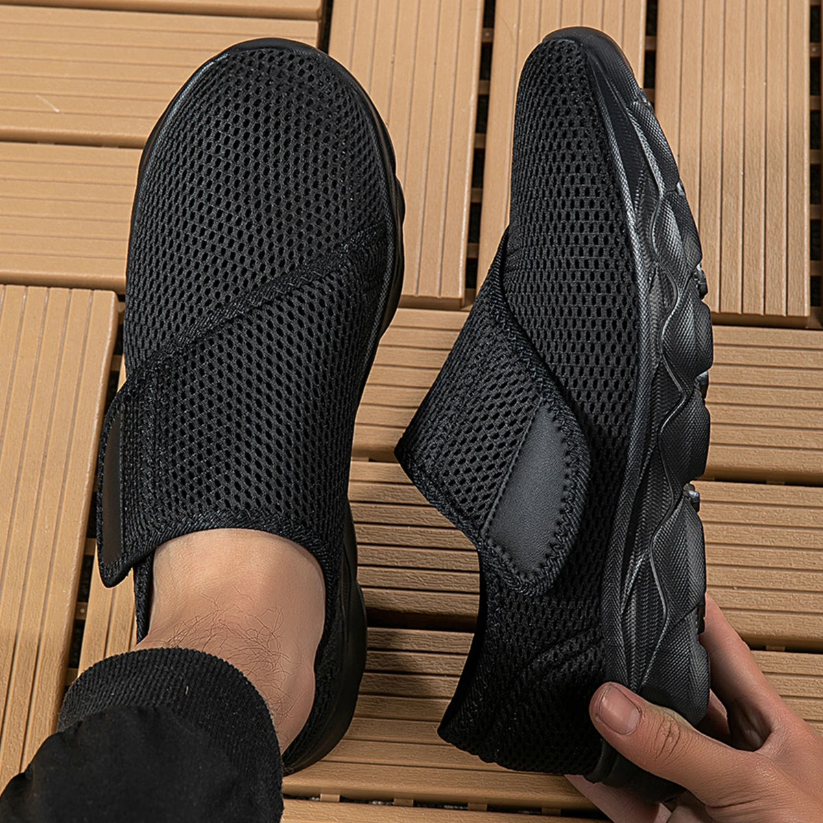 Damen Komfort-Sneaker – Weicher, verstellbarer Freizeitschuh