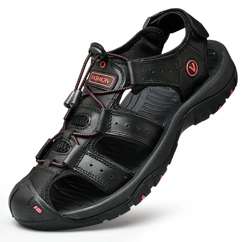 Herren Leder-Sandalen – Römischer Stil