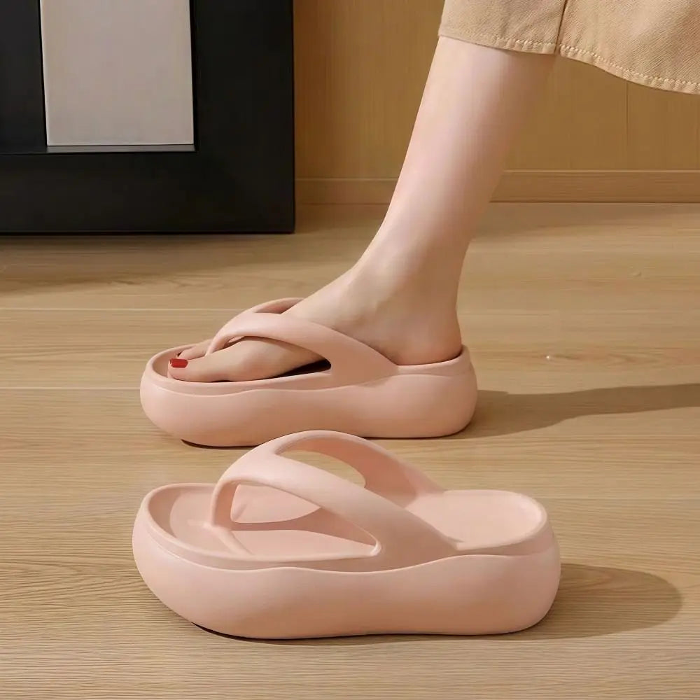 Damen Plateau-Sandalen – Bequeme Sommer-Slipper