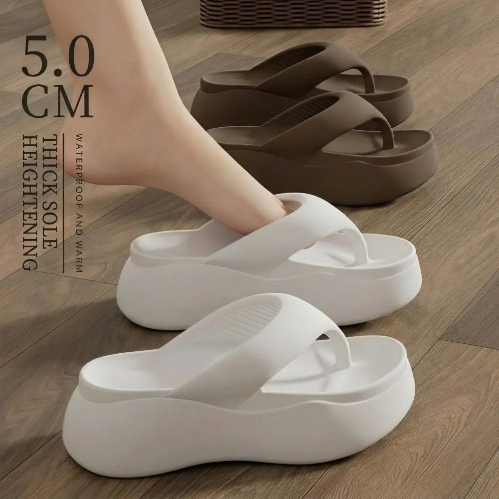 Damen Plateau-Sandalen – Bequeme Sommer-Slipper