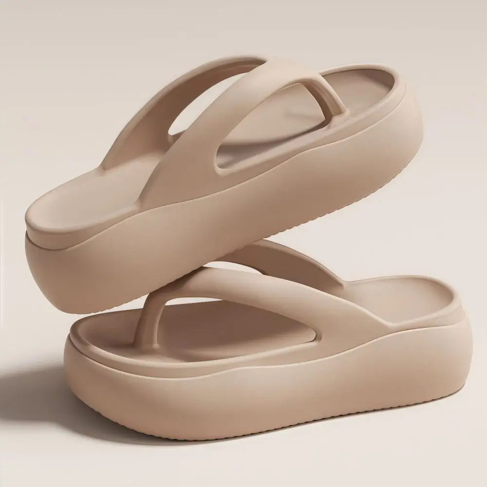 Damen Plateau-Sandalen – Bequeme Sommer-Slipper