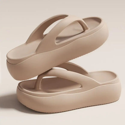 Damen Plateau-Sandalen – Bequeme Sommer-Slipper