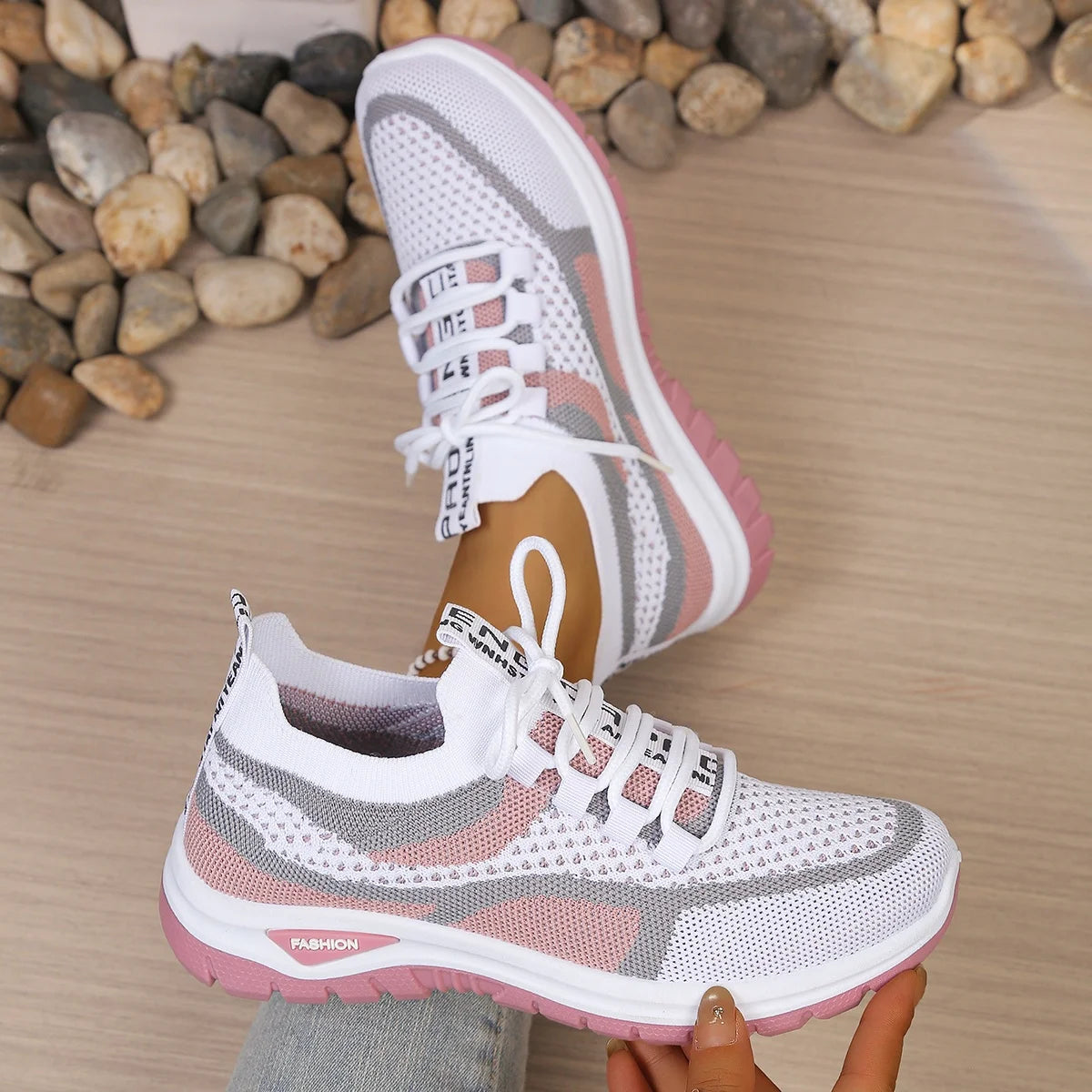 Damen Sneaker Zweifarbig – Leichter Freizeitschuh