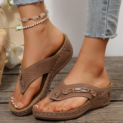 Damen Komfort-Sandalen mit Fußgewölbestütze