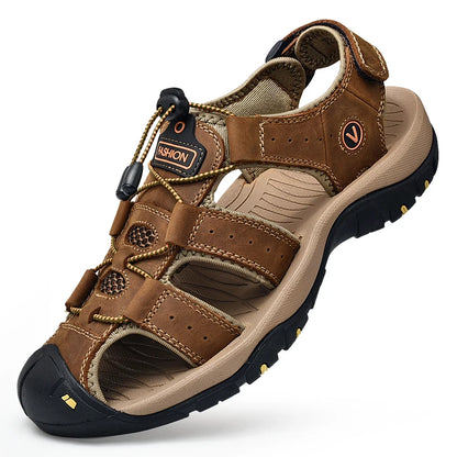 Herren Leder-Sandalen – Römischer Stil